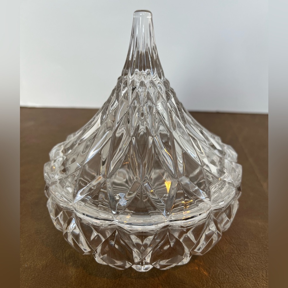 Hershey Kisses Crystal Candy Dish